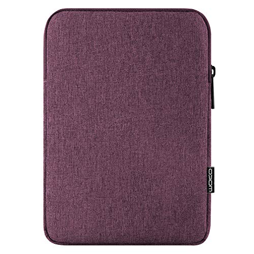 MoKo 7-8 Inch Tablet Sleeve Bag, Polyester Pouch Cover Case Fits iPad mini (A17 Pro) 8.3" 2024, iPad mini 6/5/4/3/2/1, Samsung Galaxy Tab S2 8.0, Tab A 8.0, ZenPad Z8s 7.9,Purple - color: Purple, size: 7-8 inch