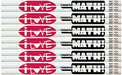 Express Pencils D1431 I Love Math - 36 Qty Package - School Pencils