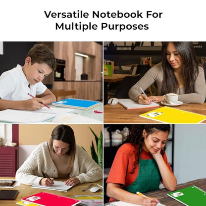 Rosmonde 1000 Packs (Pallet) 1 Subject Spiral Notebook Bulk, Wide Ruled | Pallet of Notebooks, 70 Sheets (140 pages), 8 x 10-1/2", Bulk Spiral Notebooks for School & Office, 4-7 Days Transit - size: 1000 Pack | Express Pallet