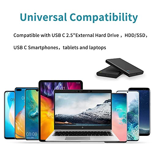 CableCreation USB C to USB A Cable 5FT, USB 3.1 3.2 Gen2 10Gbps Data Cable | USB A to C, Android Auto 3A for USB C External SSD MacBook Pro iPad, Galaxy S24/S23+, iPhone 16/15, 1.5m - color: Black, size: 5FT/1.5m