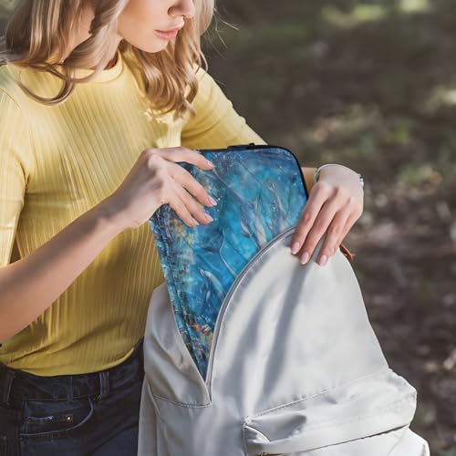 Cute Laptop Sleeve 13 inch Ocean Mermaid Dolphin Laptop Bag 14 inch Waterproof Computer Bag for Women Laptop Accessories Computer Cover Bag for Tablet Men - color: Ocean Mermaid Dolphin