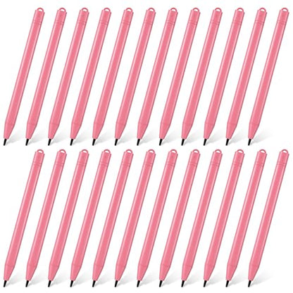 Flutesan 24 Pieces Replacement Stylus Pens LCD Board Pens for LCD Writing Tablet Drawing Pad Memo Message Boards Kids Adults (Pink) - color: Pink
