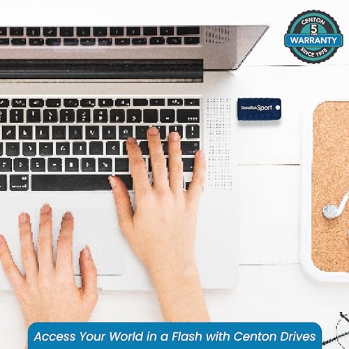 Water Resistant 64GB DataStick Sport by Centon, 10 Pack, USB 3.2 Gen1 Flash Drive Memory Stick for Storage and Backup - size: 64 GB, style: Pack of 10