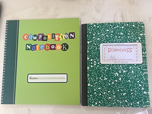 Channie's Youth Composition Notebook - Handwriting Practice, Improvement Journal for Kids, Older Learners, & Special Needs Students, Calligraphy Workbook with Special Writing Blocks, Green - color: Green