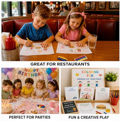 Rosmonde Crayons Bulk, 320 Sets of 3 Pack (960 Count), 3 Vibrant Colors Set | Individually Wrapped Non-Toxic Coloring Crayons, Perfect for School Supplies, Classroom, Parties, Party Favors & Restaurants