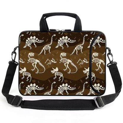15.6" laptop sleeve chromebook case adjustable shoulder strap with handle accessory pocket (KLHS) - color: Klhs
