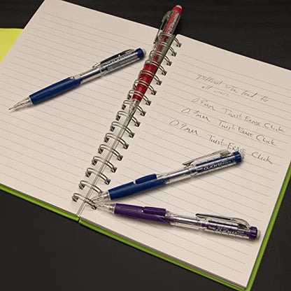 Pentel Twist-Erase Click Mechanical Pencil, (0.5mm), Assorted Barrels, 2 Eraser Refills and Lead, Color May Vary, Pack of 2 (PD275TLEBP2)