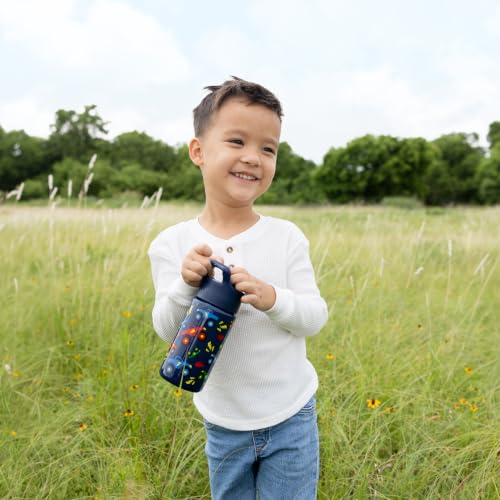 Simple Modern Kids Water Bottle & Toddler Cup | 14oz | Monster Truck | Insulated Stainless Steel Toddler Water Bottle, Kids Tumbler with Straw | Spill Proof for School Boys | Monster Truck Rally - color: -Monster Truck Rally, size: 14 Ounces