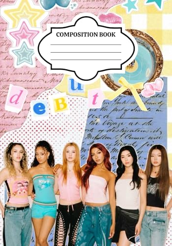 Handmade Composition Notebook, Katseye Theme, College Ruled