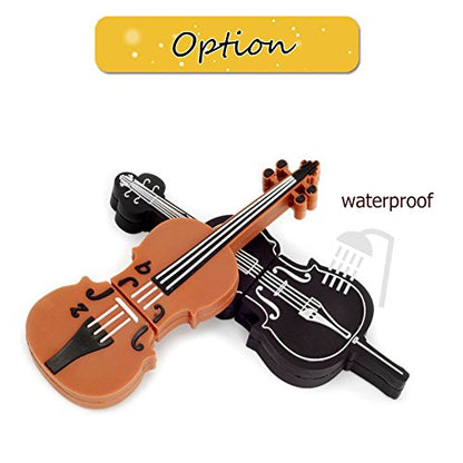 5x16GB USB Flash Drive Musical Instruments USB 2.0 Memory Stick Pen Drive(Yellow Guitar,Red Guitar,Cello,Violin,Piano) - color: 5xMusical instruments, size: 16GB