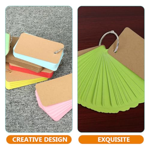 Note Pad Blank Note Cards Index Cards Diy Flashcards Memo Pad Binder Rings Student Flash