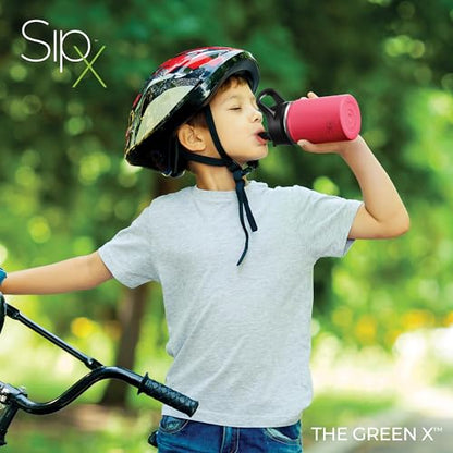 SIPX™ 12 oz Insulated Water Bottle with Straw Lid – Leakproof Stainless Steel, BPA-Free, Easy to Carry – Perfect for School, Camp, Sports & Travel – Red - color: Red