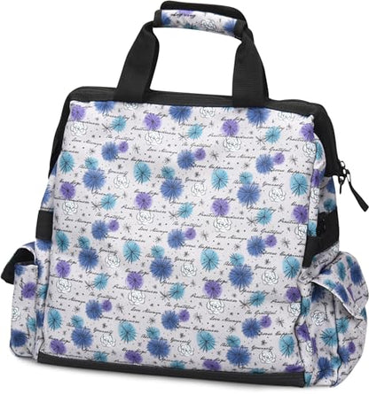 Nurse Mates Ultimate Nursing Bag | Multiple Compartments | Interior Laptop Compartment | Durable Zippers | Mantra Moods | Multi Compartments