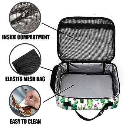 Cactus Lunch Bag Reusable Insulated Lunch Box Keep Food Cooler Thermal Lunch Tote for Women Men - color: Cactus