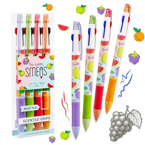 Tri-Color Smens- Patented Gourmet Scented Pens, 4 Count - color: Tri-Color (4 Count)