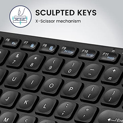 Perixx PERIBOARD-416 Wired Mini USB Keyboard with 4 Hubs - X Type Scissor Keys - Detachable USB-C and A Cable - US English - style: Wired USB with Hubs