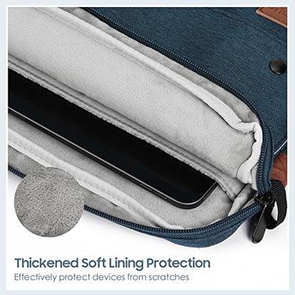 TiMOVO 9-11 Inch Tablet Sleeve Bag with Shoulder Strap, Indigo | Protective Carrying Case with Adjustable Shoulder Strap & Pocket, Fits iPad 10th/9th-7th Gen, Air 11/5th/4th, Tab A9+ 11" - color: Indigo