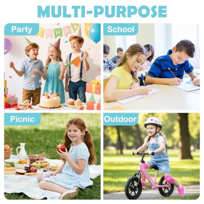 FlowFly Kids Lunch box Insulated Soft Bag Mini Cooler Back to School Thermal Meal Tote Kit for Girls, Boys, Biscuits - color: Biscuits
