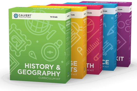 Calvert 1st Grade 4-Subject Complete Set with Starter Kit