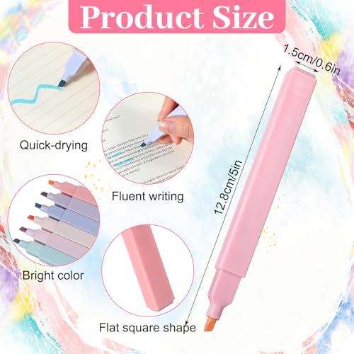 120 Pcs Bible Highlighter with Soft Chisel Tip Highlighters
