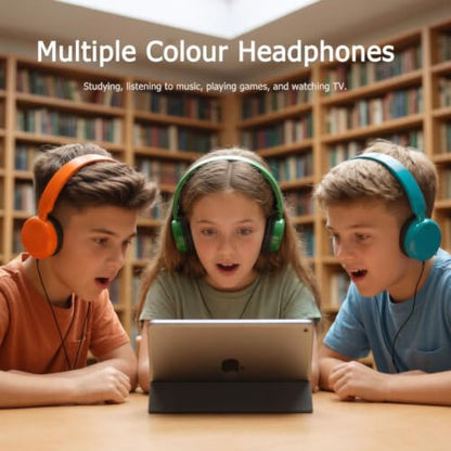 Keewonda 8-Pack Bulk Classroom Headphones 85dB Volume Limited 3.5mm Jack School Headsets for Students Adults - size: 8Pack