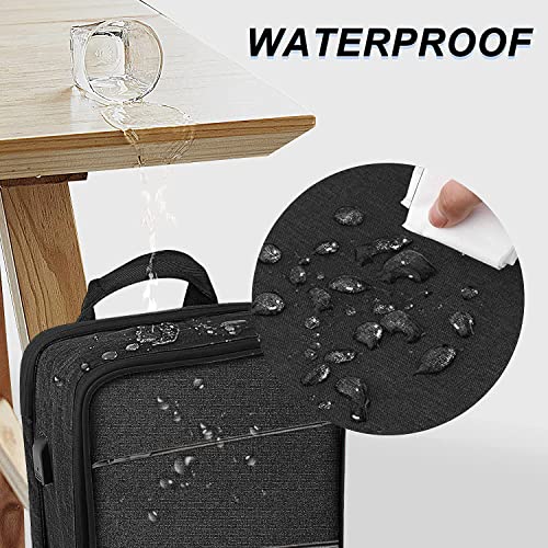ZINZ Slim & Expandable Laptop Backpack Water Resistant Backpack Travel Backpack Compatible with MacBook Air/Pro/Neo 13-14 inch, XPS 13/14, Surface 13.5" and Most 13-14 Notebooks，B01K01 - color: B01k01, size: 13"-14"