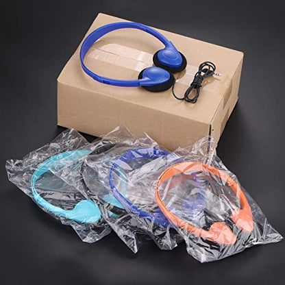 CN-Outlet Kids Headphones Bulk 12 Pack Multi Colors for School Classroom Students Teens Children Gift and Adult (12 Mixed) - color: 12 Pack