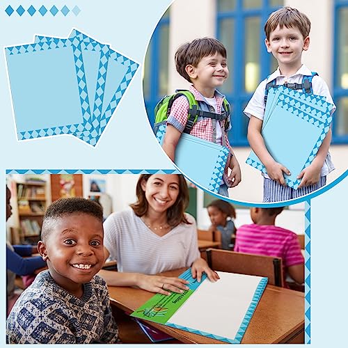 Satinior 24 Pcs Writing Process Pocket Folders Bulk 4 Pockets Writing Process Homework Folders for Students Teacher School Kids Classroom Supplies