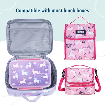 Wildkin Reusable Food Container for Kids – Airtight, Leak Resistant, Dishwasher Safe - Unicorn