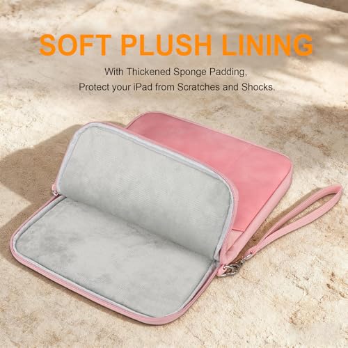 Lacdo Tablet Sleeve Case for 13 inch New iPad Air M4 M3 M2 2026-2024, 13" iPad Pro M5 M4 2025-2024, 12.9 inch iPad Pro 6 5 4 3 with Magic Keyboard Smart Keyboard Folio, ipad pro 13 inch Sleeve, Pink - color: Pink, size: 12-13 Inch