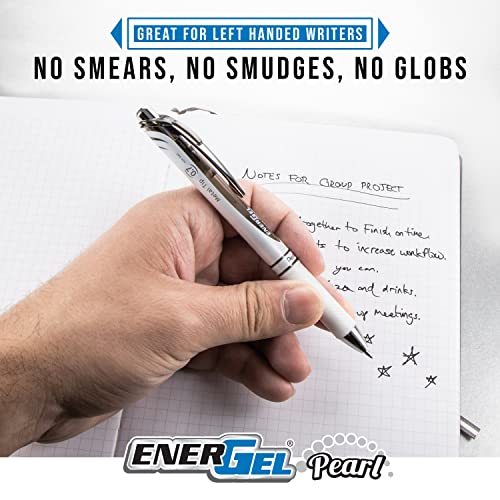 Pentel Writing Essentials 10 pack - 4 EnerGel gel pens, 2 Twist Erase III 0.7mm mechanical pencils, 2 Hi-Polymer block erasers, and 2 Hi-Polymer 0.7mm HB lead