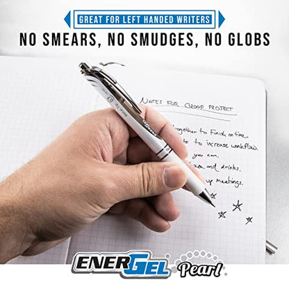 Pentel Writing Essentials 10 pack - 4 EnerGel gel pens, 2 Twist Erase III 0.7mm mechanical pencils, 2 Hi-Polymer block erasers, and 2 Hi-Polymer 0.7mm HB lead