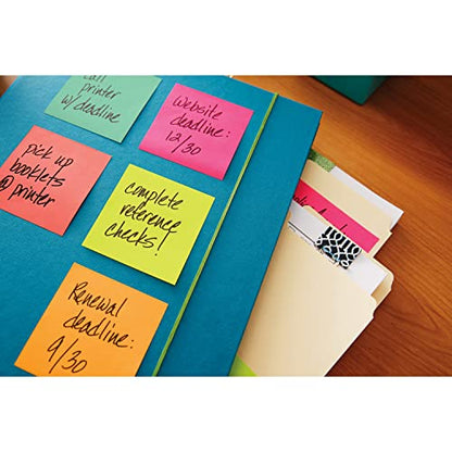 Post-it Pop-up Notes, 3 x 3 in, Poptimistic Collection, 18 Pads | School Supplies, Office Products, Accordion Sticky Notes work with Pop-Up Note Dispenser