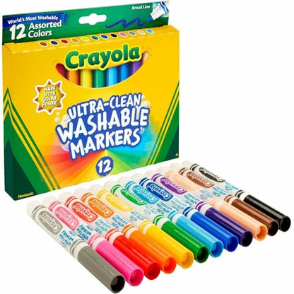 Crayola Ultra Clean Markers 12ct