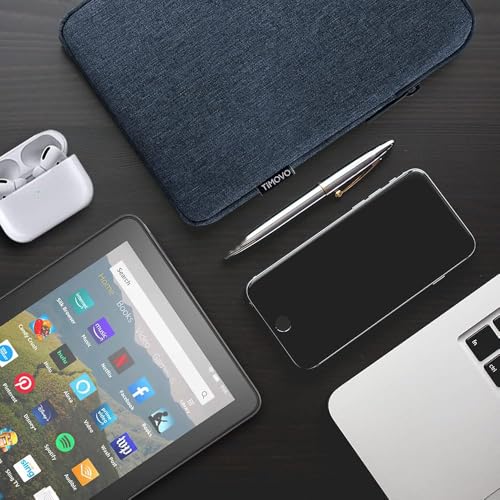TiMOVO 8-9 Inch Tablet Sleeve with Pockets, Space Gray | Fit iPad mini 7 (A17 Pro, 2024) / mini 6 (8.3", 2021) / 5/4/3/2/1, Portable Protective Carrying Bag Case - color: Space Gray, size: 8-9 Inch