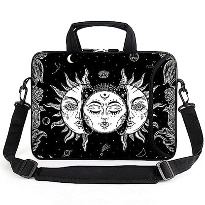 15" laptop sleeve laptop bag chromebook case adjustable shoulder strap with handle accessory pocket for men women (RYD-15-5) - color: Ryd-15-5