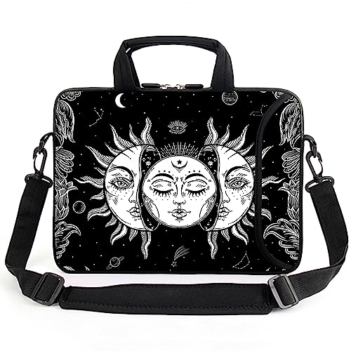 15" laptop sleeve laptop bag chromebook case adjustable shoulder strap with handle accessory pocket for men women (RYD-15-5) - color: Ryd-15-5