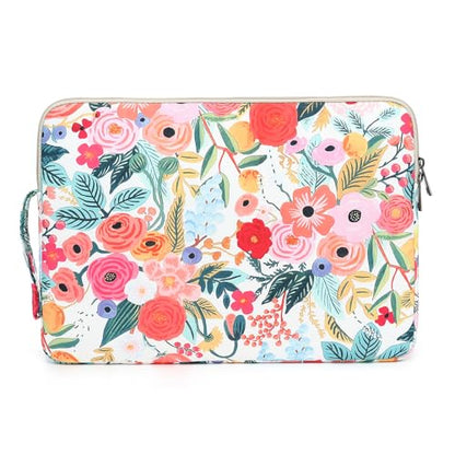 Laptop Sleeve 13.3 inch14 Inch, 15.6inchWater Resistant Traveling Computer Cover with Handle, Shockproof Protective Carrying Laptop Case (Y8-Garden Rose, 12.5 inch-13.5 inch) - color: Y8-Garden Rose, size: 12.5 inch-13.5 inch