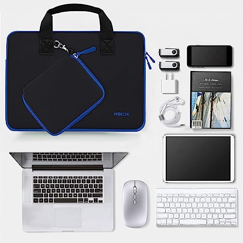 Hseok Laptop Sleeve 13.3-14 inch Case with Small Pouch, Neoprene Computer Bag Compatible with MacBook Neo/Pro 14 M5/M4/M3/M2/M1, Mac Air/Pro 13.3, XPS 14 and Most 13-14 inch Notebooks,B01K03 - color: B01k03, size: 13"-14"