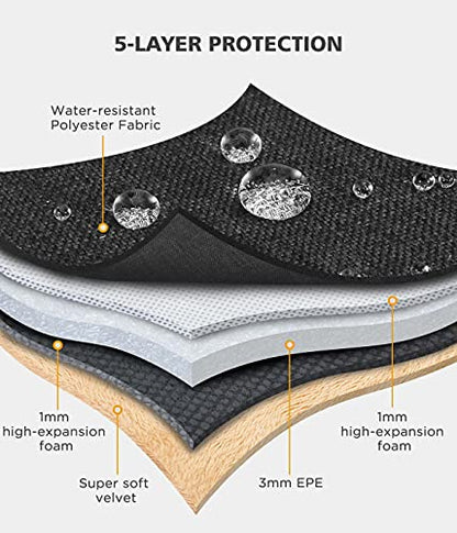 NIDOO 10 inch Laptop Sleeve Shoulder Bag Briefcase Notebook Bag Handbag Case for 10.2" iPad / 10.5" 11" iPad Pro / 10.5" 10.9" iPad Air / 10" Surface Go 3/10.4" Galaxy Tab S6 / 10.1" Ideapad D330 - color: Dark Gray - Shoulder, size: 10 inch