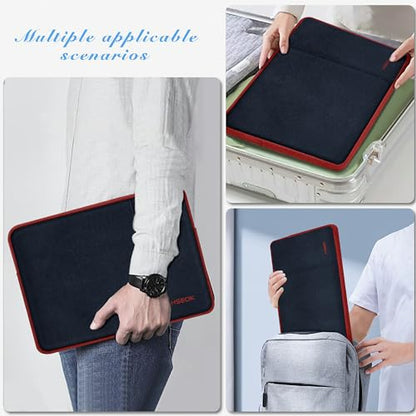 Hseok Laptop Case 13 Inch Sleeve Compatible with MacBook Neo 13, MacBook Air Pro 13 M5/M4/M3/M2/M1, iPad Pro Air 12.9" 13", XPS 13, Protective Computer Bag with Side Pocket & Dual Zippers,B02K02 - color: B02K02, size: 13"