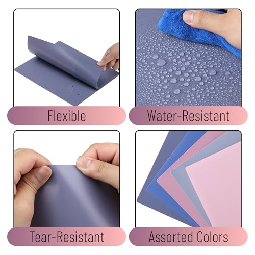 Mr. Pen- Plastic Folders with Pockets, 15 pcs | Aesthetic File Folder with Business Card Slot, 2-Pocket Folder, Back to School, Office, Filing Supplies - color: Lavender Fields, size: 15 Pack