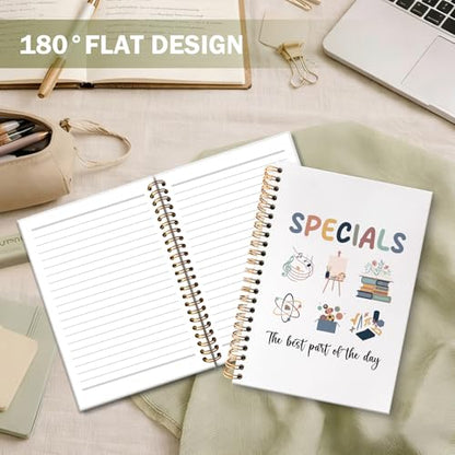 Teacher Spiral Notebook Journal, Specials End of Year Best Teacher Gifts Journal for Notes Planning, Teachers Appreciation Gifts Maestra for Notes Taking, 5.5 X 8.3 Inch - color: Specials