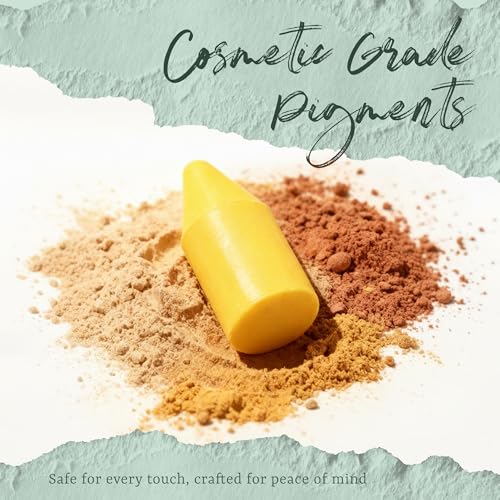 Soy & Beeswax Crayons for Toddlers, 12 Colors Non-Toxic Natural Crayons, Chunky Easy-Grip Design for Little Hands, Unbreakable Baby Art Supplies
