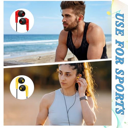 Kigeli 300 Packs Bulk Earbuds Headphones Wired Earphones for Classroom Kids Colorful in Ear Students Ear Buds with 3.5mm Jack for Laptop School Library Supplies, No Microphone (Pure Black) - color: Pure Black