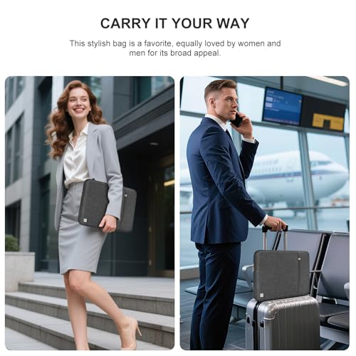 DOMISO Laptop Case Laptop Sleeve Cover for 16 inch MacBook Pro M4/M3/M2/M1 Pro/Max A3403 A3186 A2991 A2780 A2485 A2141,Compatible with 15.6 inch HP Lenovo Dell XPS 16,Dark Grey - color: Dark Grey, size: 15.6 inch