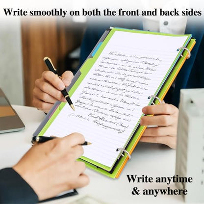 360 Degree Pivotable Binder, Upgraded 3 Ring Binder 1 inch, Flexible Binders 3 Ring, Foldable Three Ring Binders- Black - color: Black, style: 1 PCS Customizable Cover