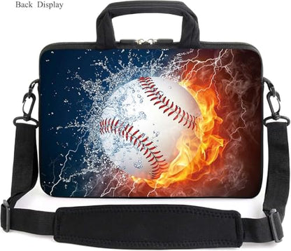 15" laptop sleeve laptop bag chromebook case adjustable shoulder strap with handle accessory pocket for men women (RYD-15-6) - color: Ryd-15-6