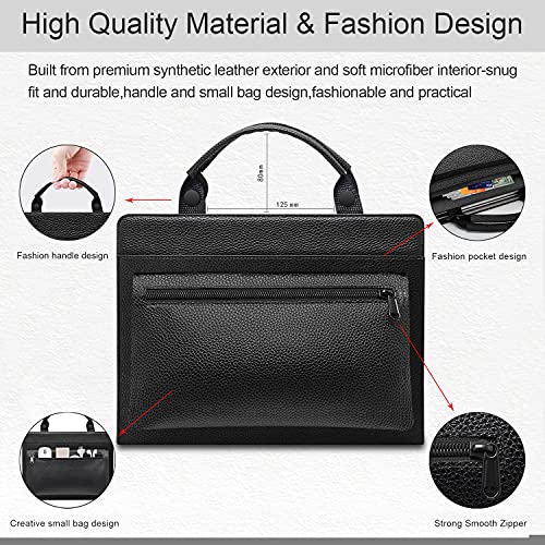 LiuShan 2 in 1 Protective Case & Bag for 13.3" HP Laptops - Elite Dragonfly/Envy 13/EliteBook x360 1030 G7 - Black - color: Black, size: 12.00 in X 7.68 in X 0.63 in