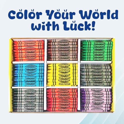wrapped Bulk Crayons Classpack (450 Regular Size wrapped, 50 each of 9 colors), Bulk School Supplies for Teachers, Kids Crayons, Arts and crafts Classroom Supplies - style: 450 Regular Size wrapped
